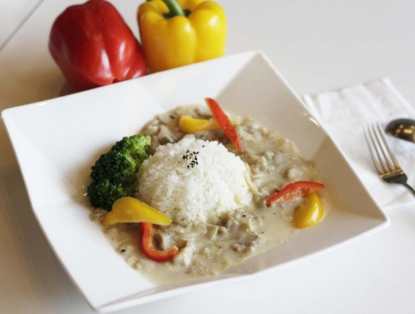 香草起司雞燴飯