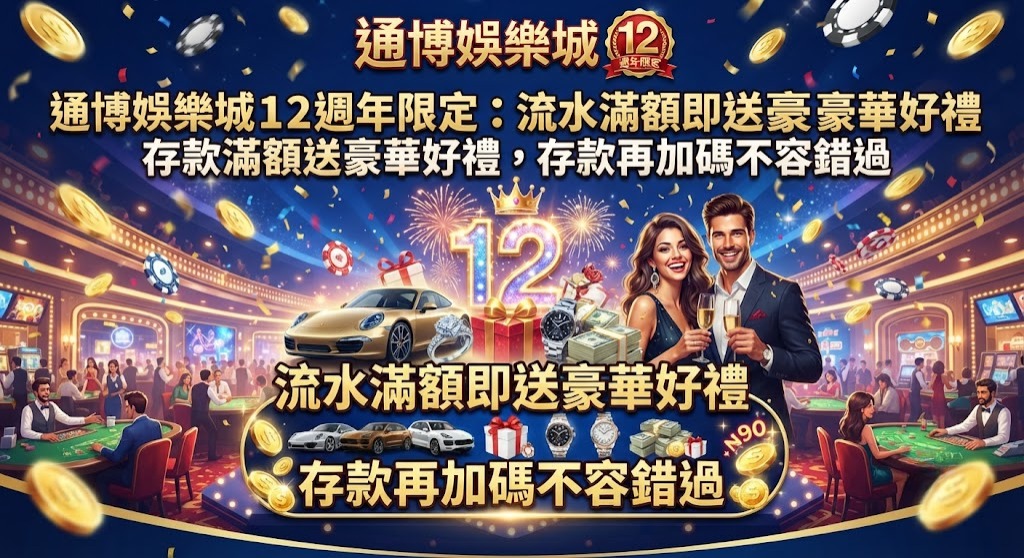 流水滿額即送豪華好禮，存款再加碼不容錯過